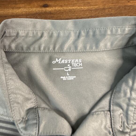 Masters Collection Men Gray Masters Polo Shirt sz L - Picture 2 of 4